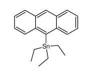 9-Anthracenyltriethylzinn Structure