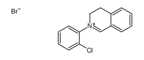 2-(2-chlorophenyl)-3,4-dihydroisoquinolin-2-ium,bromide Structure