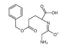 (2S)-2-[(2-aminoacetyl)amino]-5-oxo-5-phenylmethoxypentanoate Structure