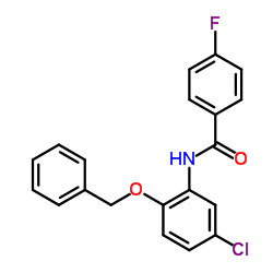 N-[2-(Benzyloxy)-5-chlorophenyl]-4-fluorobenzamide Structure