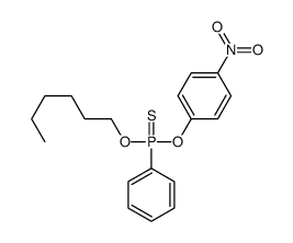 hexoxy-(4-nitrophenoxy)-phenyl-sulfanylidene-λ5-phosphane Structure