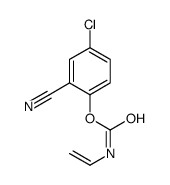 (4-chloro-2-cyanophenyl) N-ethenylcarbamate Structure