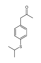 1-(4-propan-2-ylsulfanylphenyl)propan-2-one结构式
