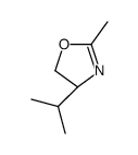 (4S)-2-methyl-4-propan-2-yl-4,5-dihydro-1,3-oxazole结构式