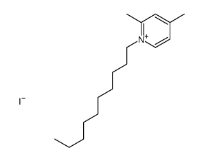 1-decyl-2,4-dimethylpyridin-1-ium,iodide结构式