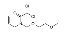 2,2-dichloro-N-(2-methoxyethoxymethyl)-N-prop-2-enylacetamide结构式