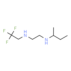 N-2-BUTYL-N'-2,2,2-TRIFLUOROETHYL ETHYLENEDIAMINE structure