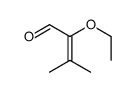2-ethoxy-3-methylbut-2-enal Structure