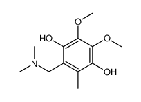 2-[(dimethylamino)methyl]-5,6-dimethoxy-3-methylbenzene-1,4-diol Structure