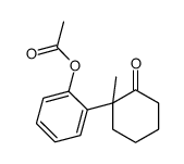 [2-(1-methyl-2-oxocyclohexyl)phenyl] acetate结构式