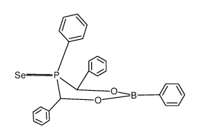 2,4,5,6-tetraphenyl-5-seleno-2-bora-1,3,5-dioxaphosphorinane Structure