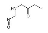N-nitrosomethyl(2-oxobutyl)amine structure