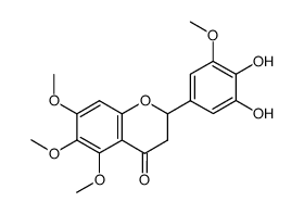 3',4'-dihydroxy-5,6,7,5'-tetramethoxyflavanone Structure