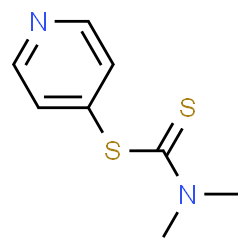 Carbamodithioic acid, dimethyl-, 4-pyridinyl ester (9CI) Structure