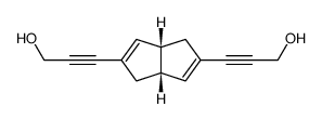3,7-bis(3-hydroxypropynyl)bicyclo<3.3.0>octa-2,6-diene Structure