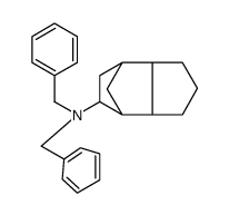 4,7-Methano-1H-inden-5-amine, octahydro-N,N-bis(phenylmethyl)结构式