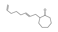 2-octa-2,7-dienylcycloheptan-1-one结构式