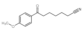 7-(4-methoxyphenyl)-7-oxoheptanenitrile Structure