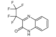 3-(1,1,2,2,2-pentafluoroethyl)-1H-quinoxalin-2-one结构式