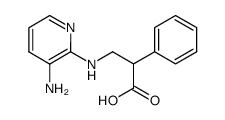 acido 2-fenil-3-(3-amminopiridil-2)-amminopropionato d'etile结构式