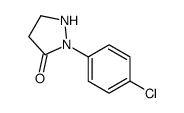 2-(4-chlorophenyl)pyrazolidin-3-one Structure