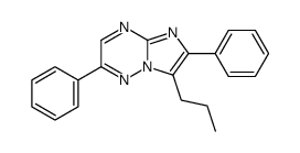 2,6-diphenyl-7-propylimidazo[1,2-b][1,2,4]triazine结构式