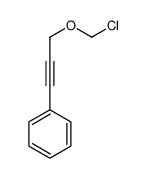 3-(chloromethoxy)prop-1-ynylbenzene Structure