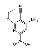 4-amino-5-cyano-6-ethoxypyridine-2-carboxylic acid结构式