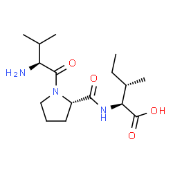 L-Val-L-Pro-L-Ile-OH结构式