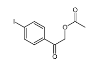 [2-(4-iodophenyl)-2-oxoethyl] acetate Structure