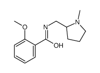 2-methoxy-N-[(1-methylpyrrolidin-2-yl)methyl]benzamide Structure