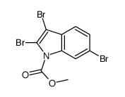 methyl 2,3,6-tribromoindole-1-carboxylate Structure