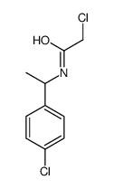 2-chloro-N-[1-(4-chlorophenyl)ethyl]acetamide Structure