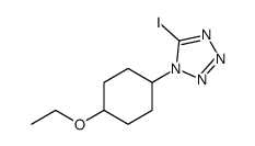 1-(4-ethoxycyclohexyl)-5-iodotetrazole Structure