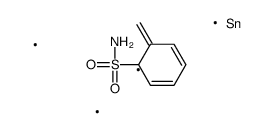 2-(trimethylstannylmethyl)benzenesulfonamide结构式