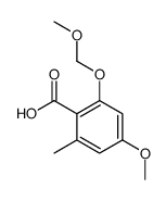 4-methoxy-2-(methoxymethoxy)-6-methylbenzoic acid结构式