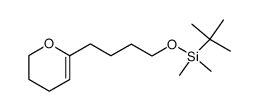 tert-butyl(4-(3,4-dihydro-2H-pyran-6-yl)butoxy)dimethylsilane结构式