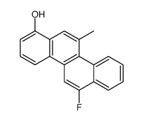 6-fluoro-11-methylchrysen-1-ol Structure