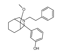 3-(9-methoxy-7-phenethyl-7-azabicyclo[3.3.1]non-9-yl)phenol Structure