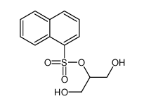 1,3-dihydroxypropan-2-yl naphthalene-1-sulfonate Structure