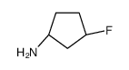 (1S,3R)-3-Fluorocyclopentanamine Structure
