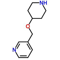 3-[(4-Piperidinyloxy)methyl]pyridine结构式