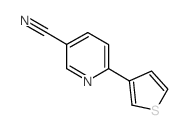 6-(THIOPHEN-3-YL)NICOTINONITRILE Structure