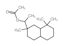 2-Naphthalenemethanol,decahydro-a,2,8,8-tetramethyl-, 2-acetate Structure