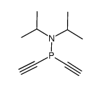 P,P-diethynyl-N,N-diisopropylphosphinous amide Structure