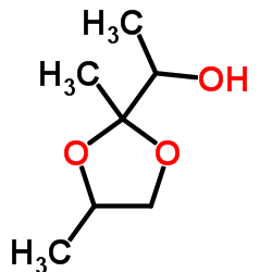 1-(2,4-Dimethyl-1,3-dioxolan-2-yl)ethanol structure