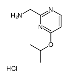 (4-propan-2-yloxypyrimidin-2-yl)methanamine结构式