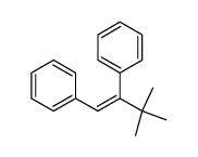 3,3-dimethyl-1,2-diphenylbut-1-ene结构式