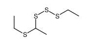 1-ethylsulfanyl-1-(ethyltrisulfanyl)ethane结构式