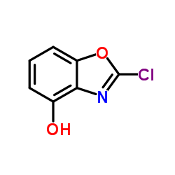 2-Chloro-1,3-benzoxazol-4-ol结构式